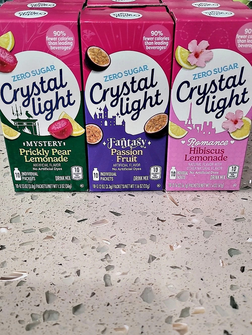 Crystal Light Zero Sugar variety pack NWT